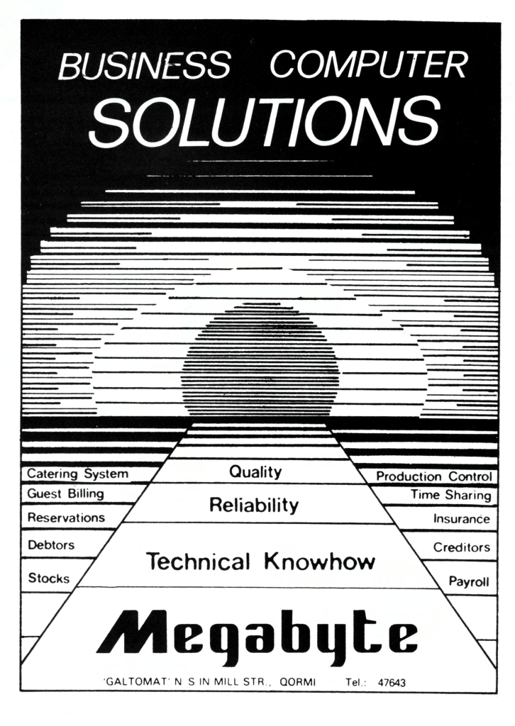 Megabyte offered services in 1983